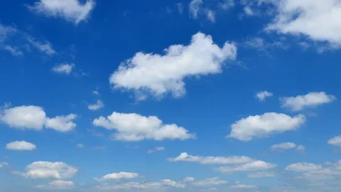 The clear sky with a cloud Stock-Footage 84809068