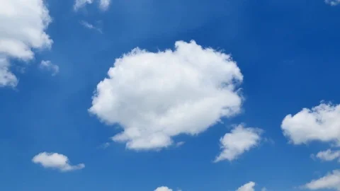 The clear sky with a cloud Видео 84846420