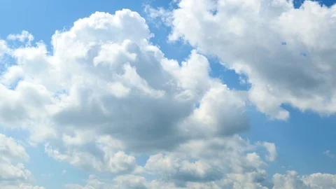 The clear sky with a cloud Video stock 84848126
