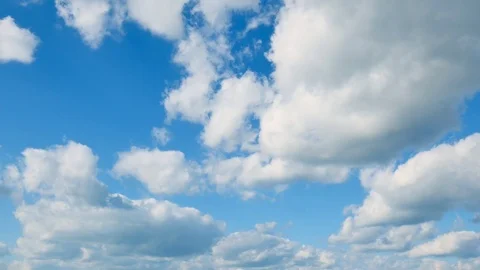 The clear sky with a cloud Stock Footage 85388491
