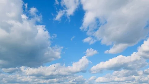 The clear sky with a cloud Stock Footage 85389741