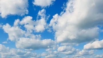 The clear sky with a cloud Stock Footage 85677504