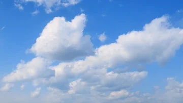 The clear sky with a cloud Stock-Footage 85886110