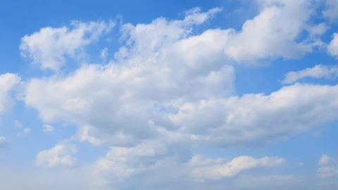 The clear sky with a cloud Stock Footage 85886120