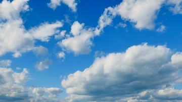 The clear sky with a cloud Video stock 86060216