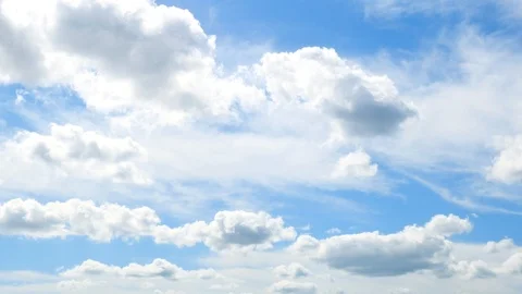 The clear sky with a cloud Vídeo Stock 86270726