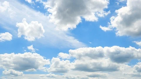 The clear sky with a cloud Stock Footage 86270727