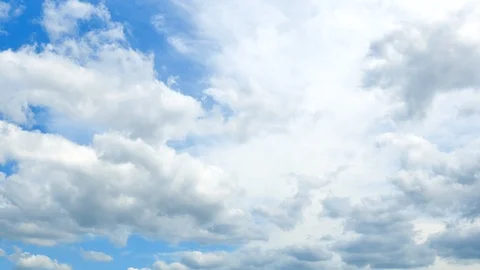 The clear sky with a cloud Stock-Footage 86270730
