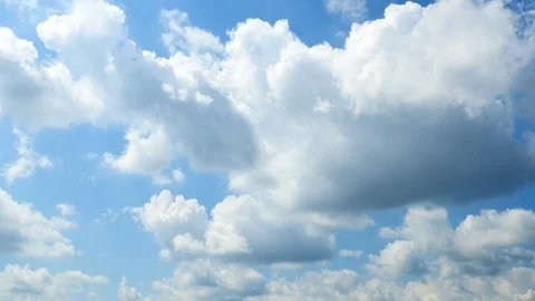 The clear sky with a cloud Stock Footage 86271587