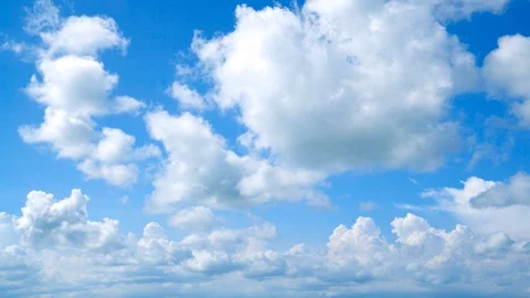 The clear sky with a cloud Video stock 86303134
