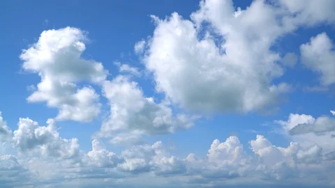 The clear sky with a cloud Stock-Footage 86303290