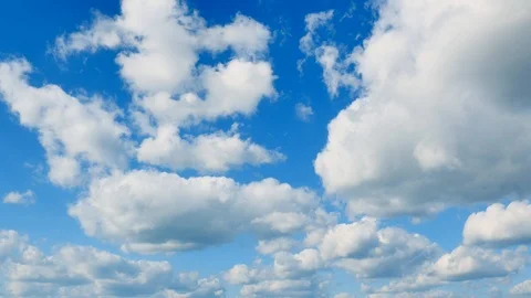 The clear sky with a cloud Stock-Footage 87241276