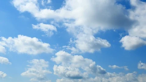 The clear sky with a cloud Stock-Footage 87310099