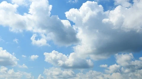 The clear sky with a cloud Video stock 87311679