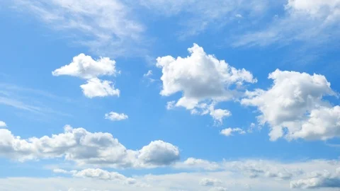The clear sky with a cloud Video stock 88022355