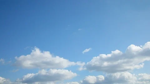 The clear sky with a cloud Stock Footage 88845282