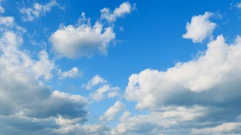 The clear sky with a cloud Video stock 88888035