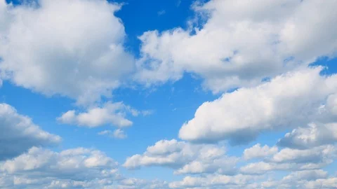 The clear sky with a cloud Video stock 88888257