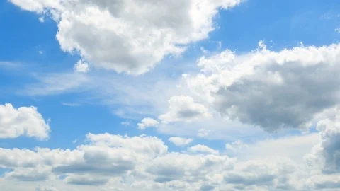 The clear sky with a cloud Stock Footage 88889965