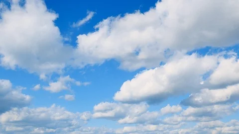 The clear sky with a cloud Video stock 89460868