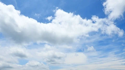 The clear sky with a cloud Stock Footage 90652439