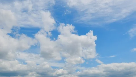 The clear sky with a cloud Vídeo Stock 90871062