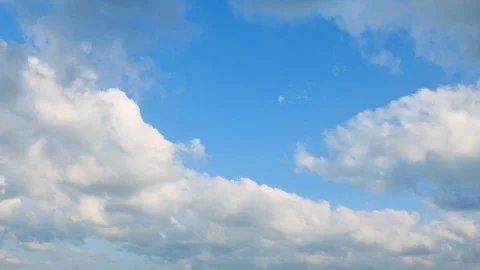 The clear sky with a cloud Video stock 91411788