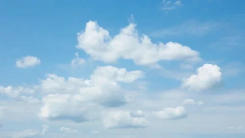 The clear sky with a cloud Vídeo Stock 91939039