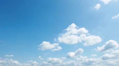 The clear sky with a cloud 库存影片 91939100