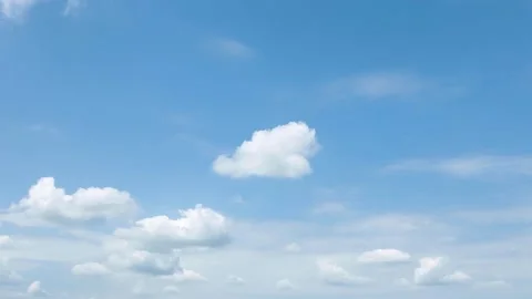 The clear sky with a cloud Stock Footage 91939636