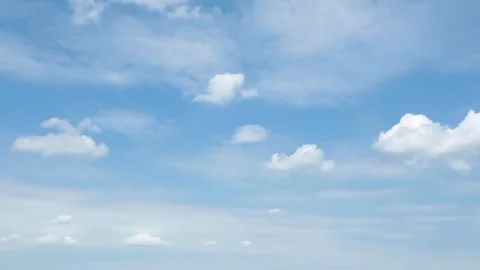 The clear sky with a cloud Vídeo Stock 91939667