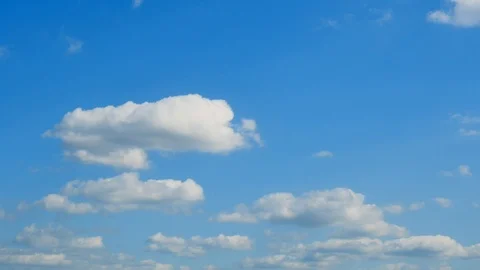 The clear sky with a cloud Stock-Footage 92053267