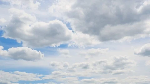 The clear sky with a cloud Stock Footage 92305344