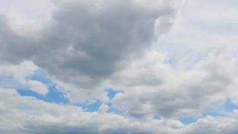 The clear sky with a cloud Vídeo Stock 92305345