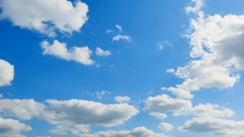 The clear sky with a cloud Видео 93218456