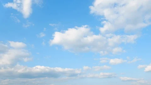 The clear sky with a cloud Video stock 94091598