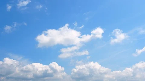 The clear sky with a cloud Stock Footage 95970793