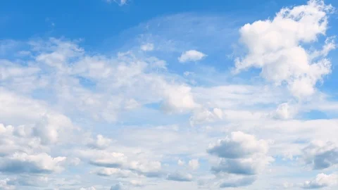 The clear sky with a cloud Stock Footage 96013848