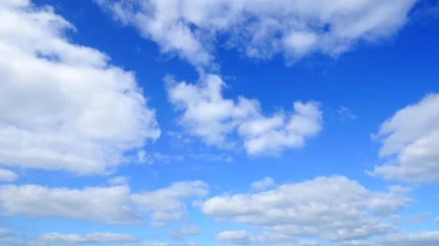 The clear sky with a cloud Video stock 167991876