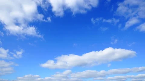 The clear sky with a cloud Video stock 167991919