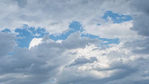 Clear sky cloudscape time lapse time lapse photography Stock Footage 246097226