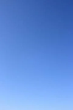 Clear sky as gradient or background. Azure sky without clouds. Stock Photos