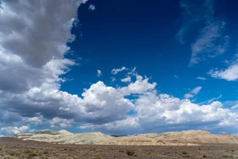 Clear Sky with Mountains Stock Photos