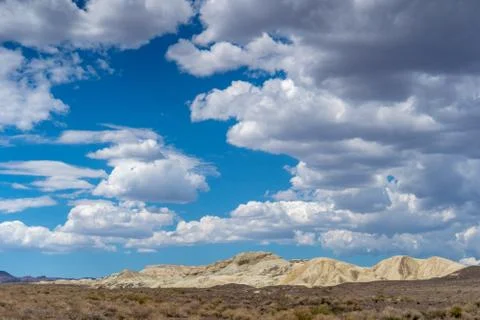 Clear Sky with Mountains Stock Photos
