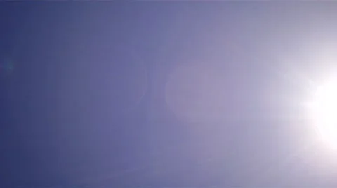 Clear Sky sun Stock Footage