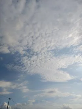 Clear sky view during the day Foto stock