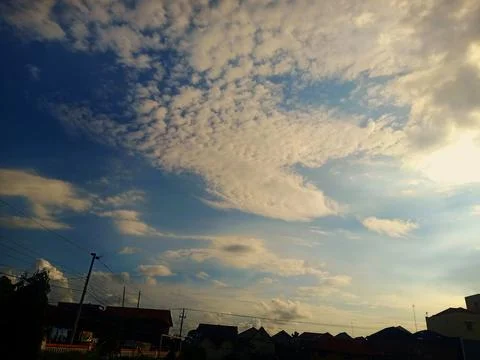 Clear sky view during the day Stock Photos