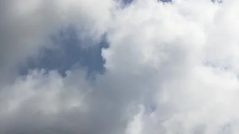 Clear Sky with white clouds Stock Footage 157032214