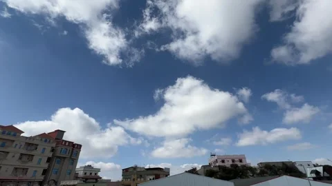 Clear Sky in Winter Stock Footage 296874765