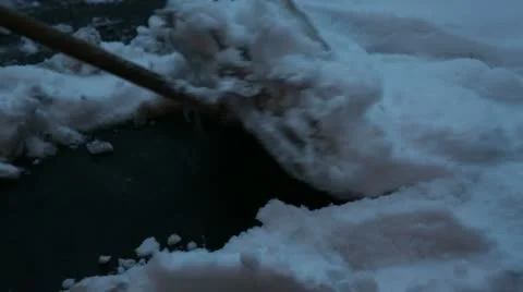 Clear snow 04 Stock Footage 21238867